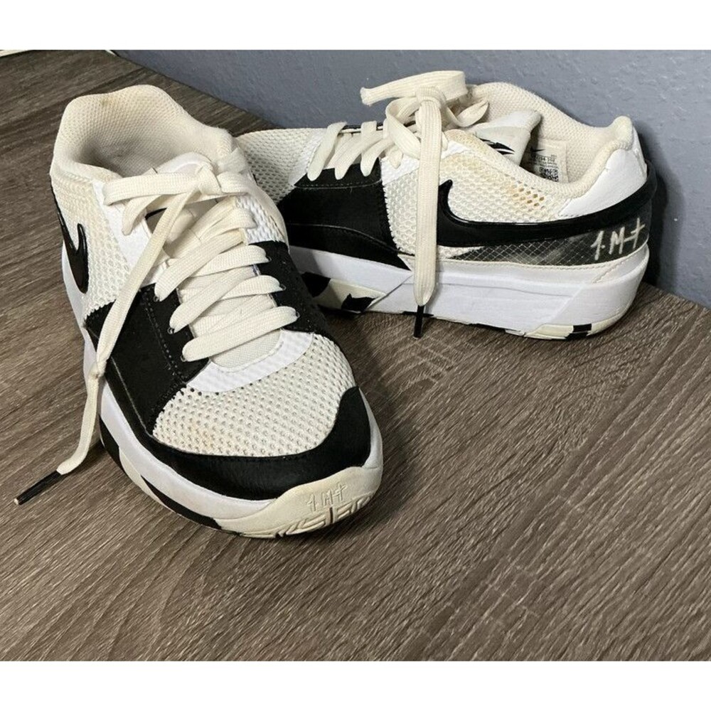 Nike Ja 1 Scratch 2.0 Basketball Shoes Youth Size 4 Black/White Ja Morant